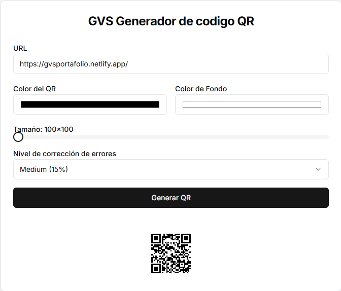 GVS Generador de QR